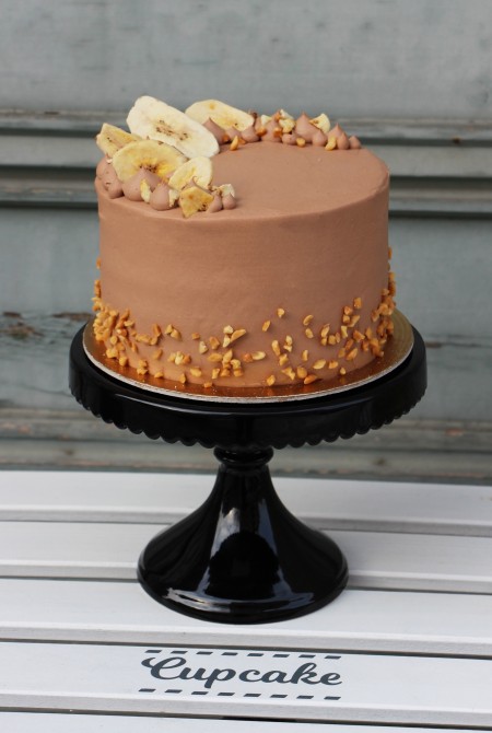 Banános - nutella torta