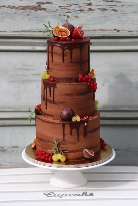 Naked cake - Őszi