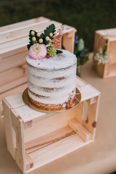 Naked cake - tavaszi