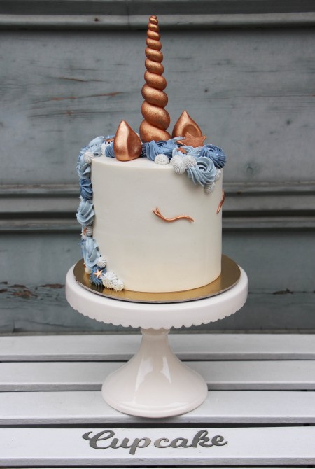 Unikornis torta - kék