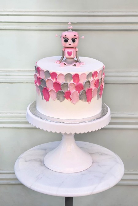 Robot torta - lány