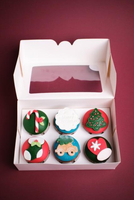 2. Karácsonyi hangulat cupcake 6 BOX - 15 940Ft