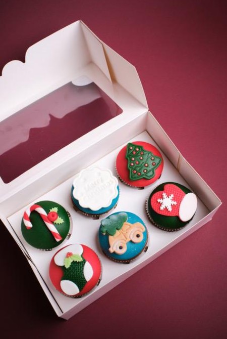 2. Karácsonyi hangulat cupcake 6 BOX - 15 940Ft