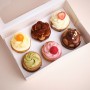 6-os cupcake válogatás díszdobozban 10 340 Ft