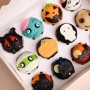12-BOX Halloween cupcake válogatás Faces - 33.880Ft