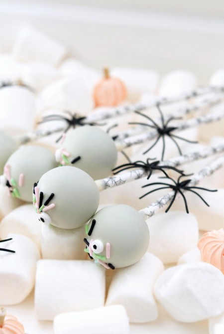 Szívószálas Halloween cake pop - 1.290Ft